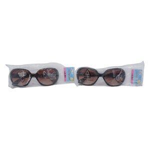 EZ Reader +2.50 Sunreader (Sunglasses + Magnifier) – 2 Pairs Brown Tortoise